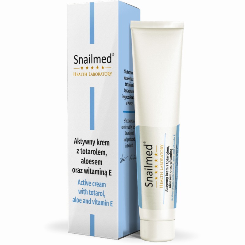 Snailmed Aktywny krem pod oczy totarol, aloes + witaminy 25 ml