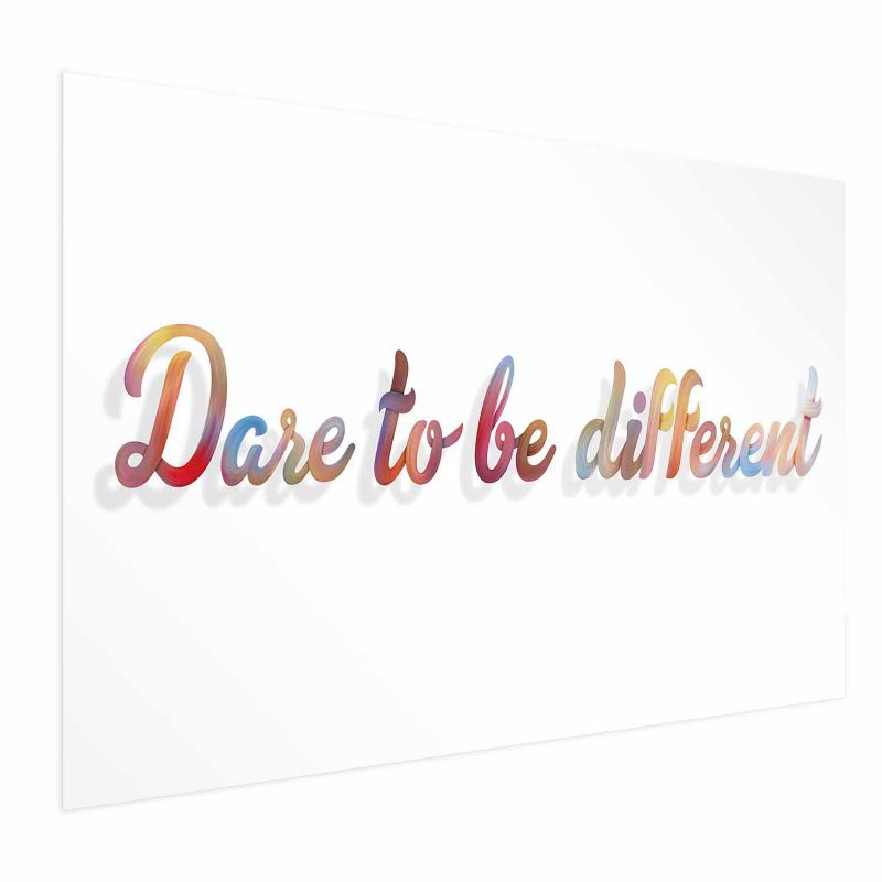 Plakat Artgeist Be different 90x60 cm bez ramy 1 szt
