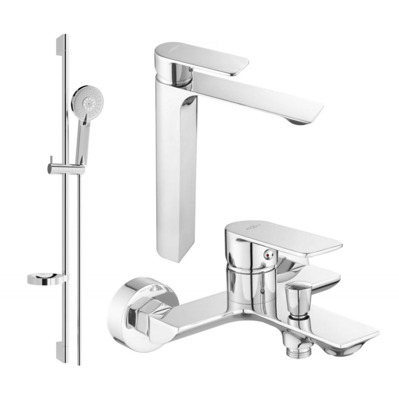 Zestaw wannowy Mexen Alexa chrom 71213DS40-00 1 szt.