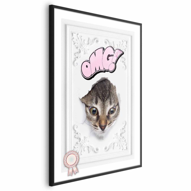 Plakat Artgeist OMG 29,7x42 cm z ramą czarną 1 szt
