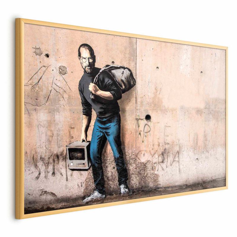 Plakat Artgeist Steve 60x40 cm z ramą złotą 1 szt