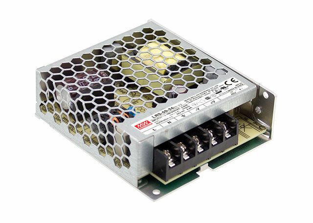 Zasilacz impulsowy siatkowy MEAN WELL 50W 24V 2,2A LRS-50-24 1 szt.