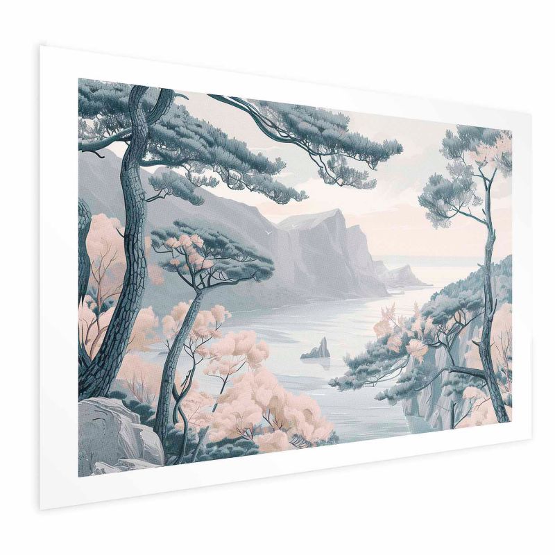 Plakat Artgeist Błękitne wybrzeże 30x21 cm bez ramy 1 szt
