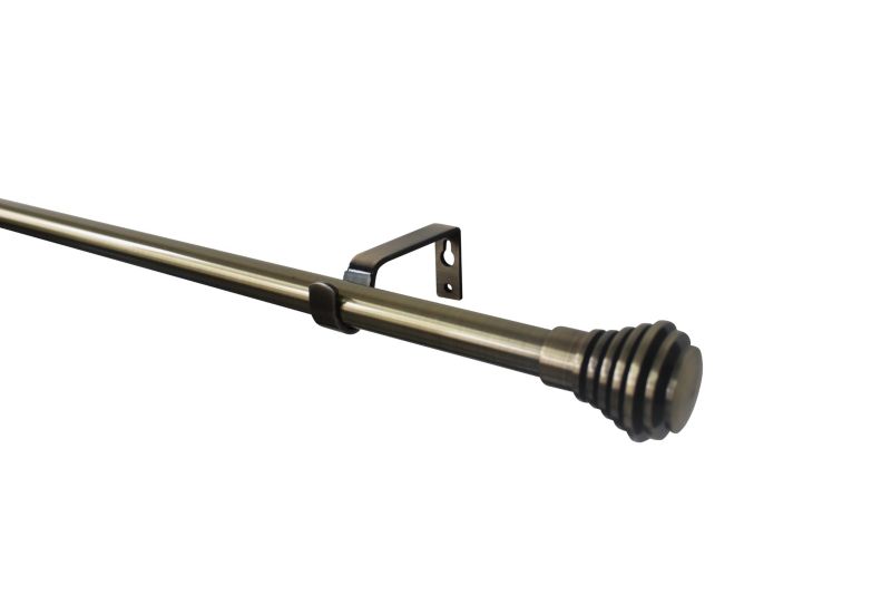 Karnisz regulowany GoodHome Antiki pojedynczy 16/19 mm 120-210 cm pierścień