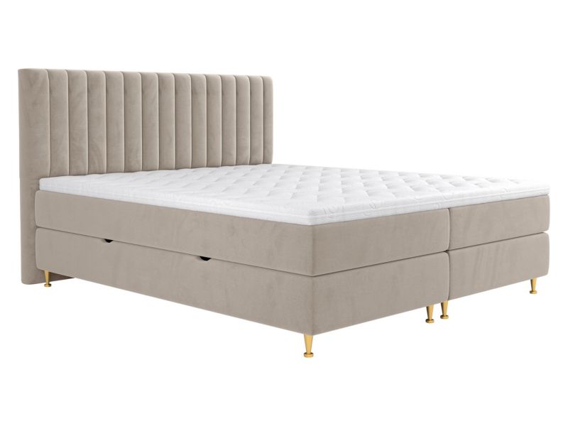 Łóżko kontynentalne MIRJAN 24 Elegance 180x200 beżowy 1 szt.