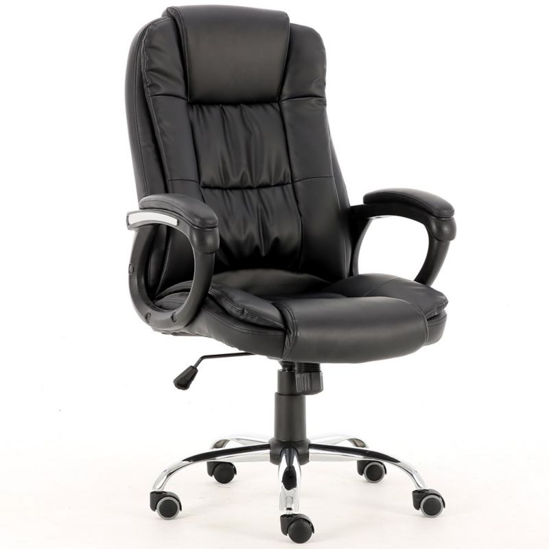 Fotel obrotowy Topeshop IDOL CZARNY 119x63x63 cm 1 szt.