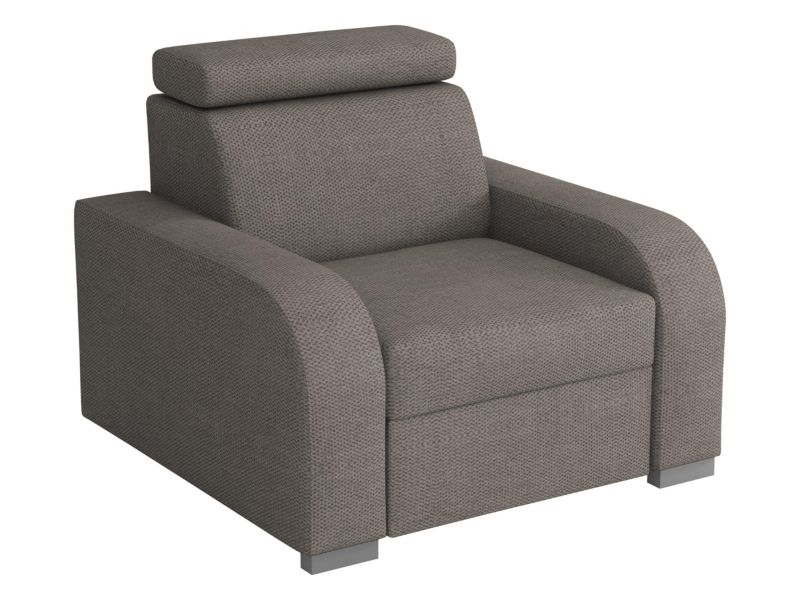 Fotel MIRJAN 24 nowoczesny Oslo 1 taupe welur 1 szt.