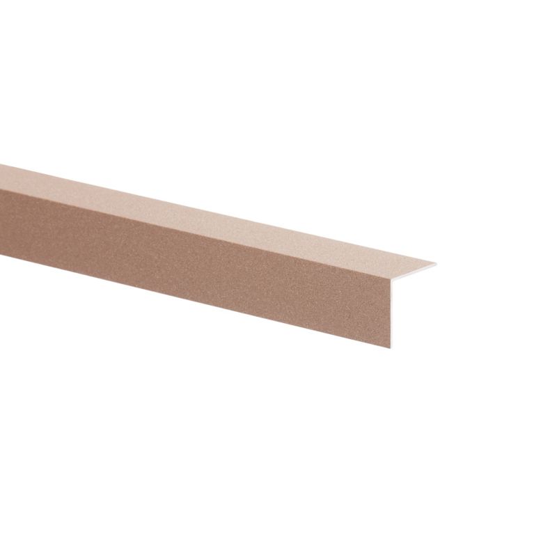 Kątownik aluminiowy 1000 x 20 x 20 x 1 mm piasek