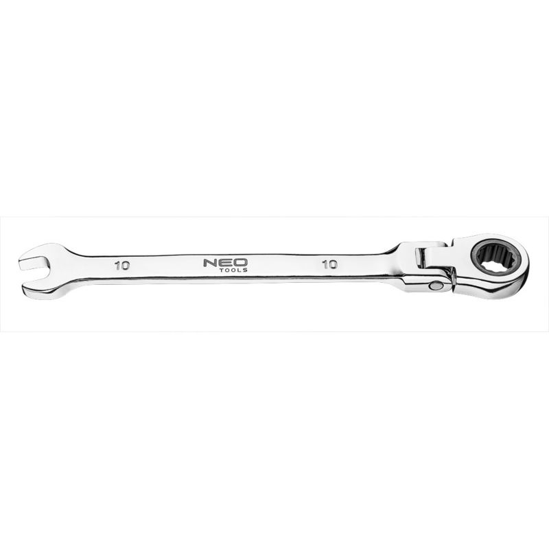 Klucz płasko-oczkowy NEO TOOLS z przegubem i grzechotką 10 x 160 mm 1 szt