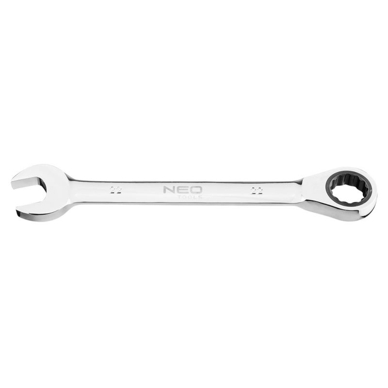 Klucz płasko-oczkowy NEO TOOLS z grzechotką, 22 mm 1 szt
