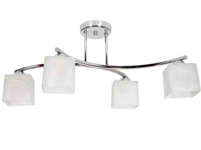 Lampa sufitowa wisząca Light Home LH Canis Chrom 4x E27 60W srebrny 1szt.