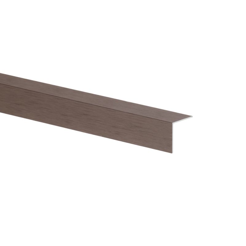 Kątownik aluminiowy szczotkowany 1000 x 20 x 20 x 1 mm tytan