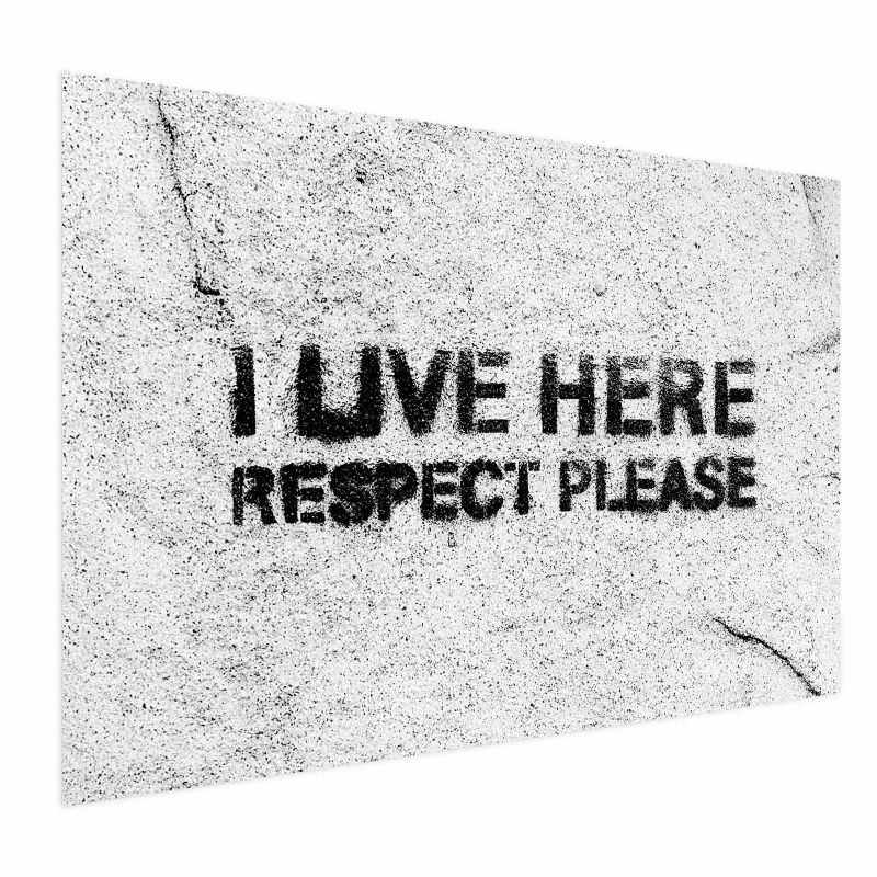 Plakat Artgeist Respect 60x40 cm bez ramy 1 szt