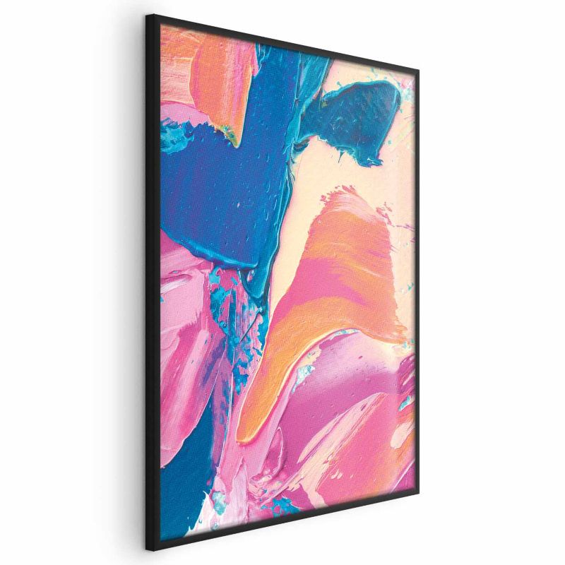 Plakat Artgeist Kolorowa Ekspresja 21x30 cm z ramą czarną 1 szt