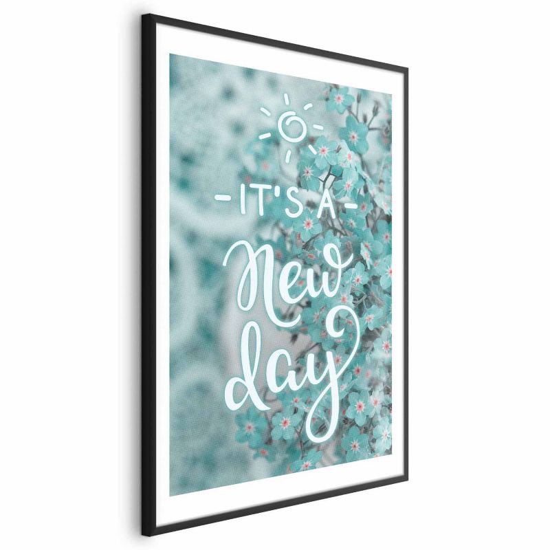 Plakat Artgeist New day 21x30 cm z ramą czarną 1 szt