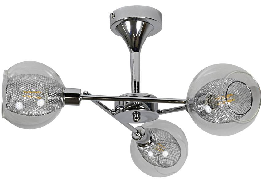 Lampa trzypunktowa wisząca Ozzo 3xE14