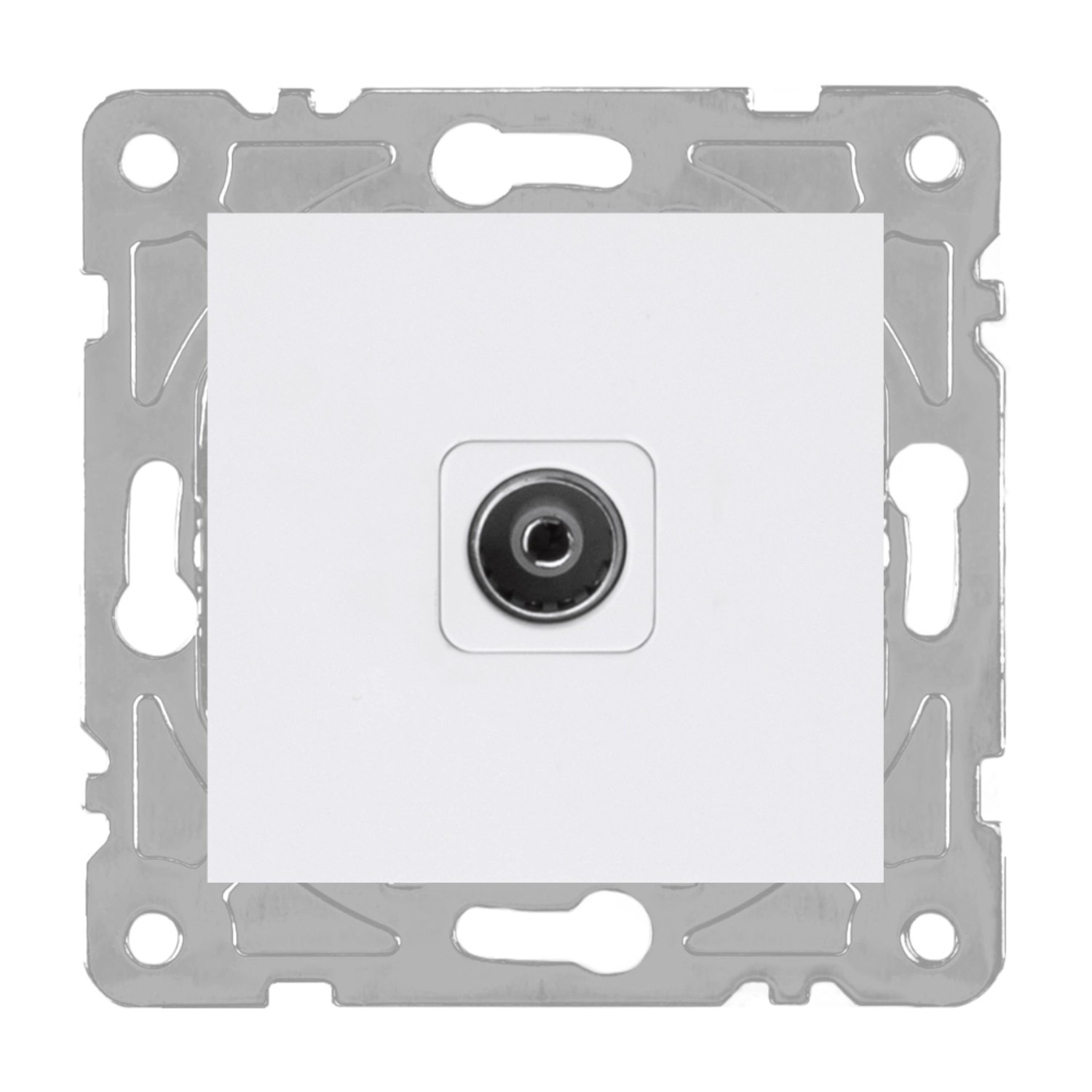 Electromalt Gniazdo Quad TV białe