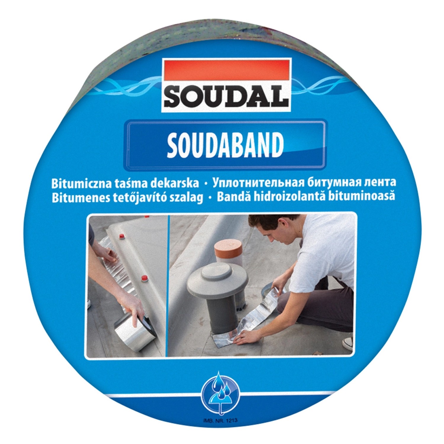 Soudal Taśma dekarska Soudaband aluminium 22,5 cm x 1000 cm
