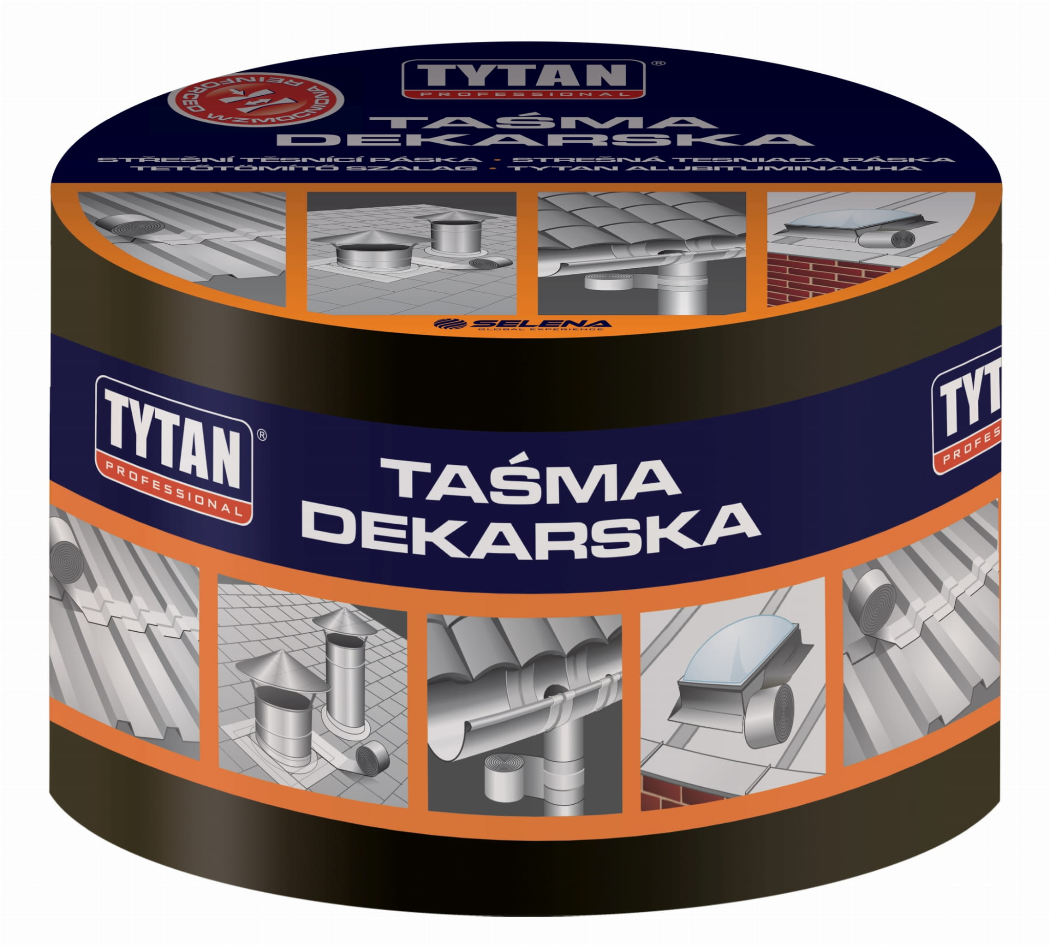 TYTAN TAŚMA DEKARSKA ANTRACYTOWA 10CMX10M