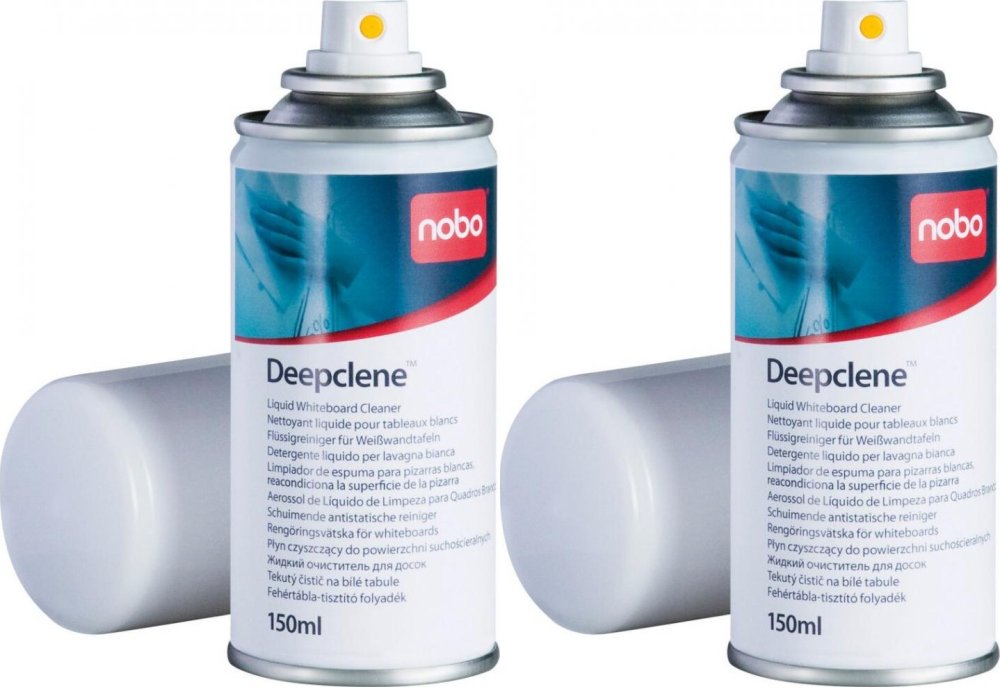 2x Pianka do czyszczenia tablic Nobo, Deepclene, 150 ml