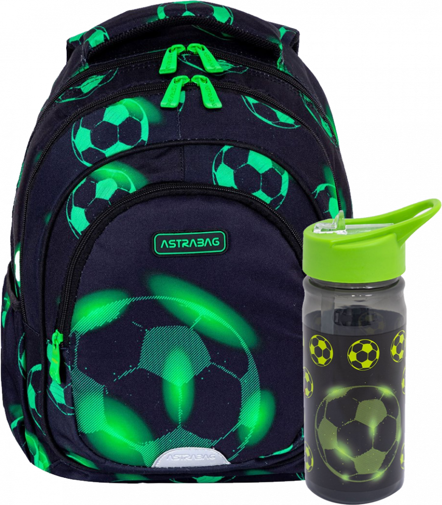 Zestaw: Plecak + bidon na wodę Astra Astrabag Neo Football