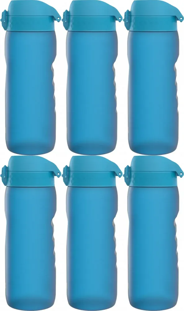 6x Bidon ION8 Blue, recyclon/tritan, 750ml, niebieski