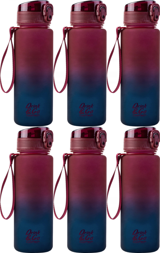 6x Bidon CoolPack Brisk, 600ml, Gradient Costa