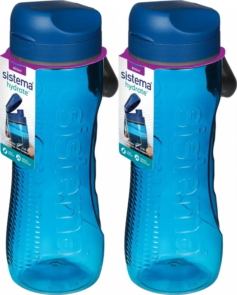 2x Bidon Sistema Tritan Active, 800ml, mix kolorów