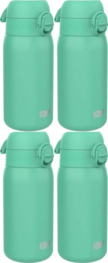 4x Bidon ION8 Teal, stal nierdzewna, 400ml, zielony