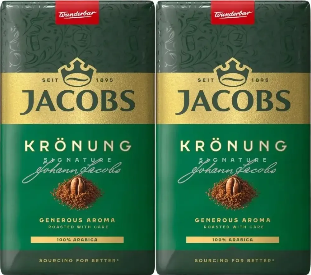 2x kawa mielona Jacobs Kronung, 500g