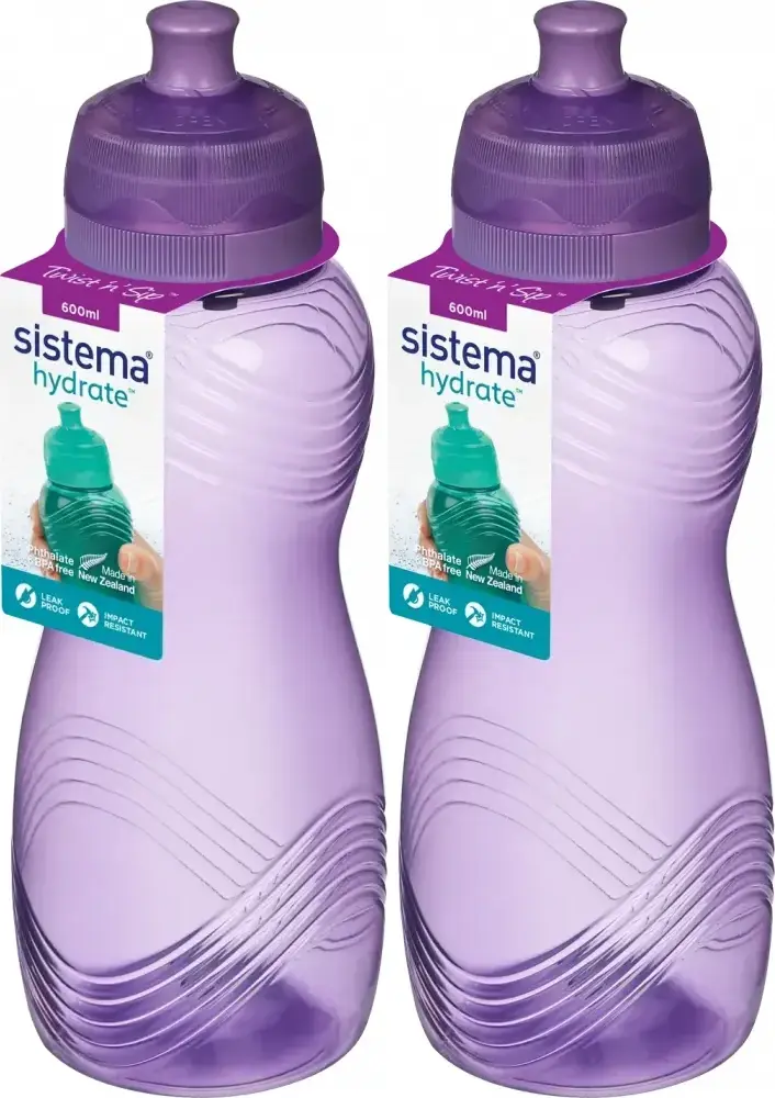 2x Bidon Sistema Wave, 600ml, mix kolorów