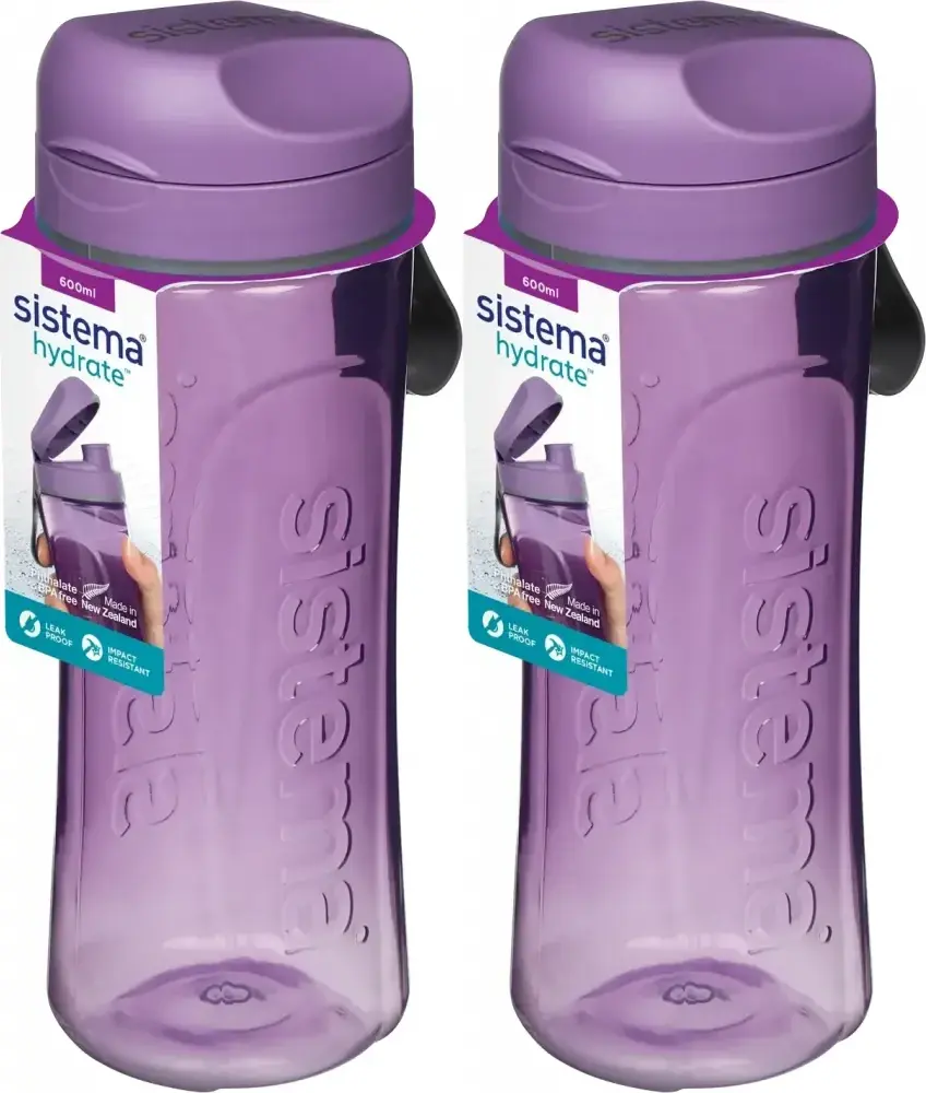 2x Bidon Sistema Tritan Swift, 600ml, mix kolorów
