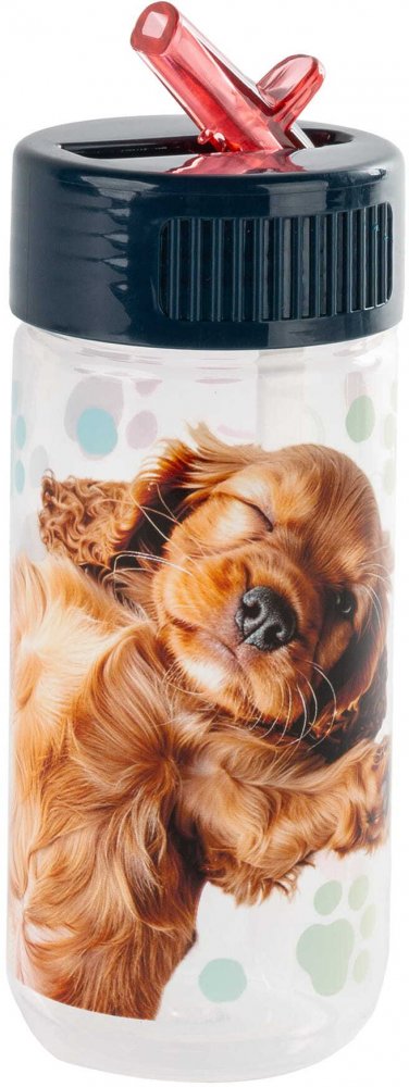 Bidon na wodę Cleo&Frank 44 (Pies), 330ml, przezroczysty