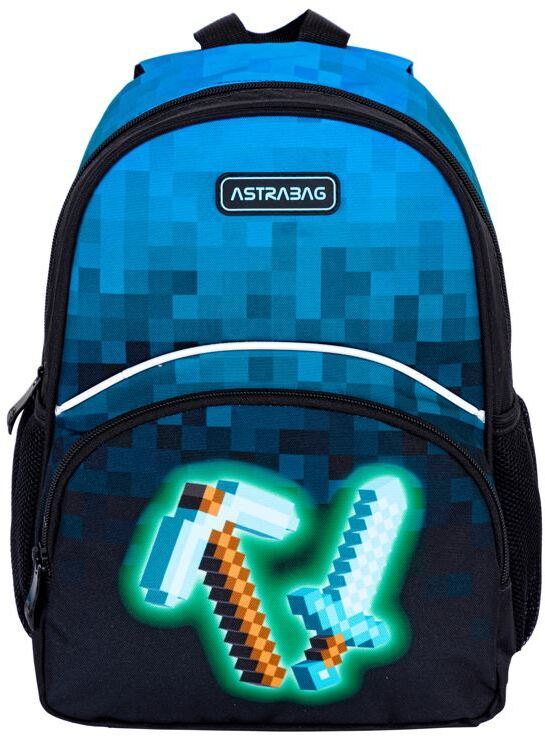 Zestaw: Plecaczek + bidon na wodę Astra Astrabag Pixel