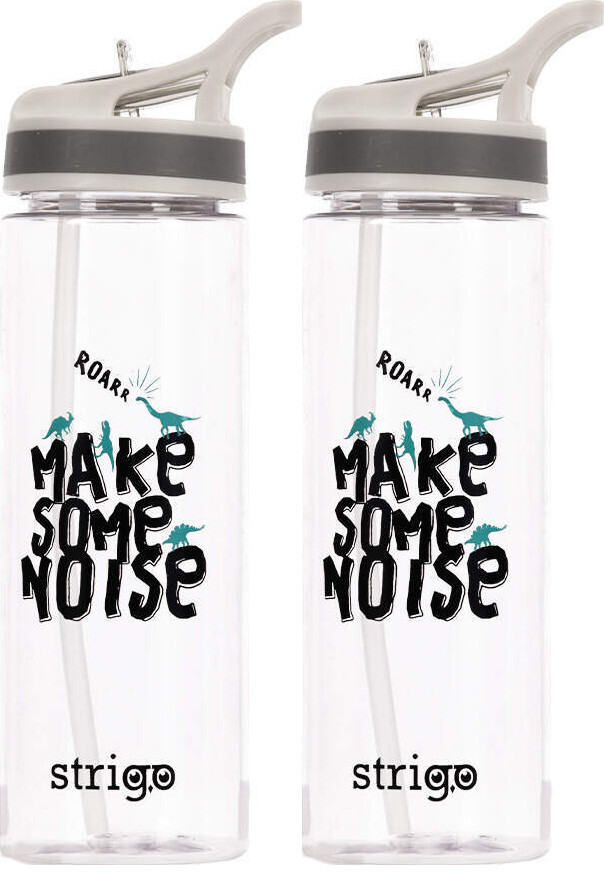 2x Bidon Strigo Noise, 600ml, transparentny
