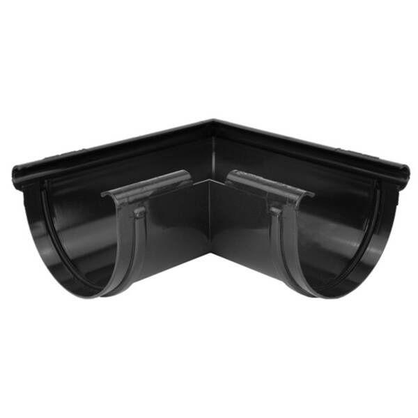Narożnik zewnętrzny PVC 125 x 90 czarny Kaczmarek