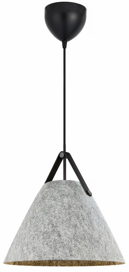 Nordlux Strap lampa wisząca 1x40 W szary/popielaty 84343010