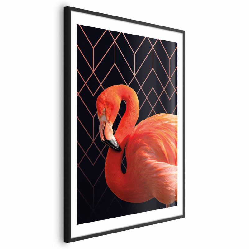 Plakat Artgeist Flaming solo 29,7x42 cm z ramą czarną 1 szt