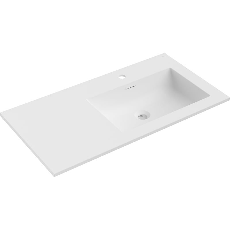 Umywalka wpuszczana Mexen Otis biała mat 91x46,5 cm 1 szt.
