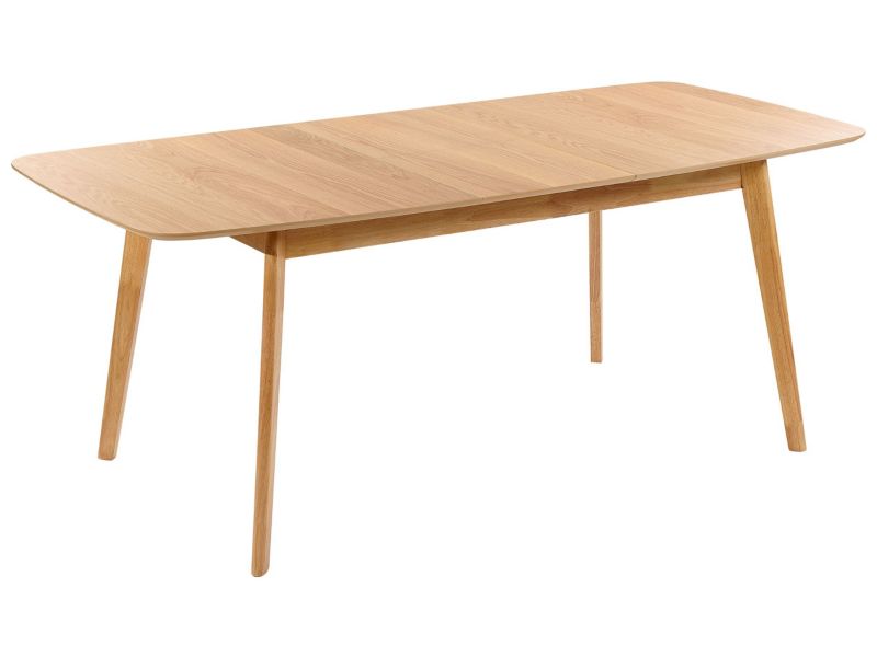 Stół do jadalni rozkładany Madox Dąb jasny 150/190 cm 90 cm 1 szt.