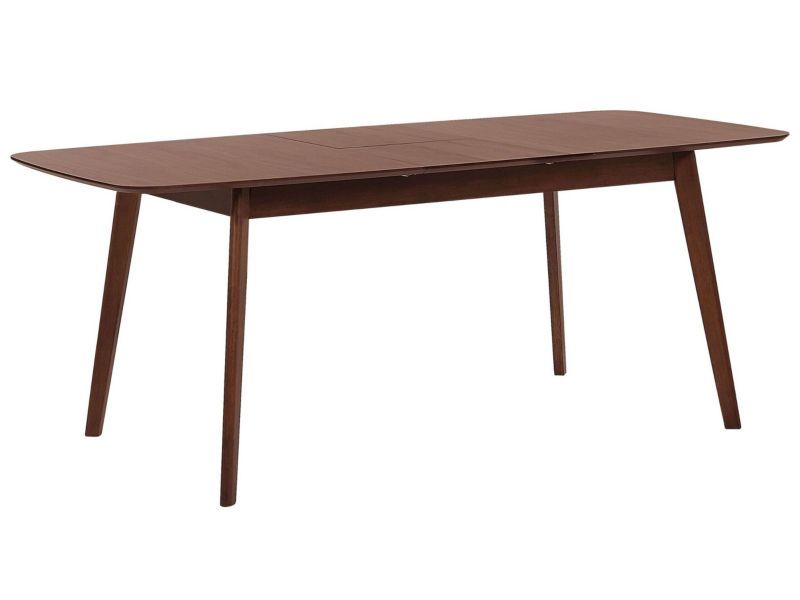 Stół do jadalni rozkładany Madox Orzech ciemny 120/150 cm 75 cm 1 szt.