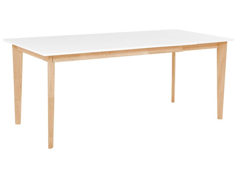Stół do jadalni rozkładany Sola Biały 140/180 cm 90 cm 1 szt.