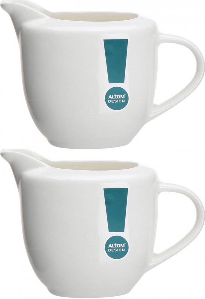 2x Dzbanek do mleka Altom Design Regular, 280ml, porcelana, kremowy