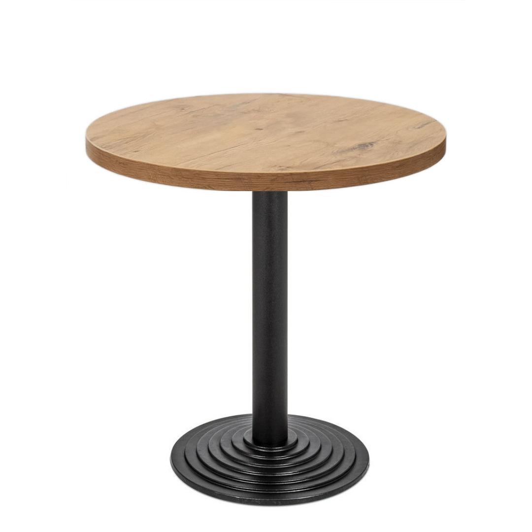 Stolik kawiarniany ARP0610 – okrągły Fi68cm, dąb lancelot