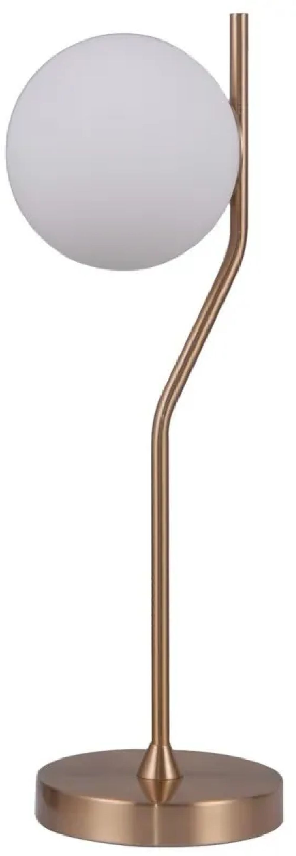 Italux Carimi lampa stołowa 1x5 W mosiądz TB-3300-1-HBR