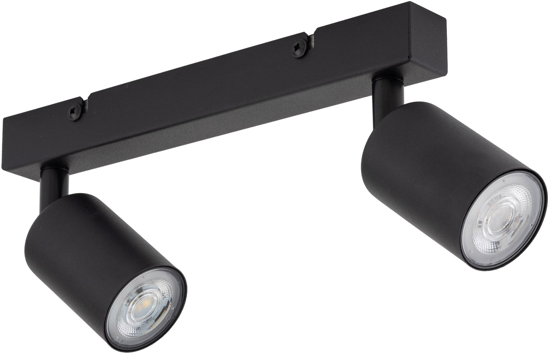 TK Lighting Top lampa podsufitowa 2x10 W czarna 6175