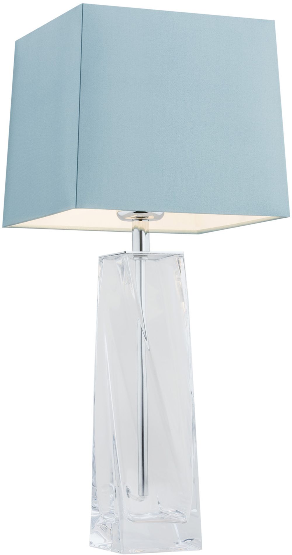 Argon Lille lampa stołowa 1x15W błękitny/przezroczysty 3839