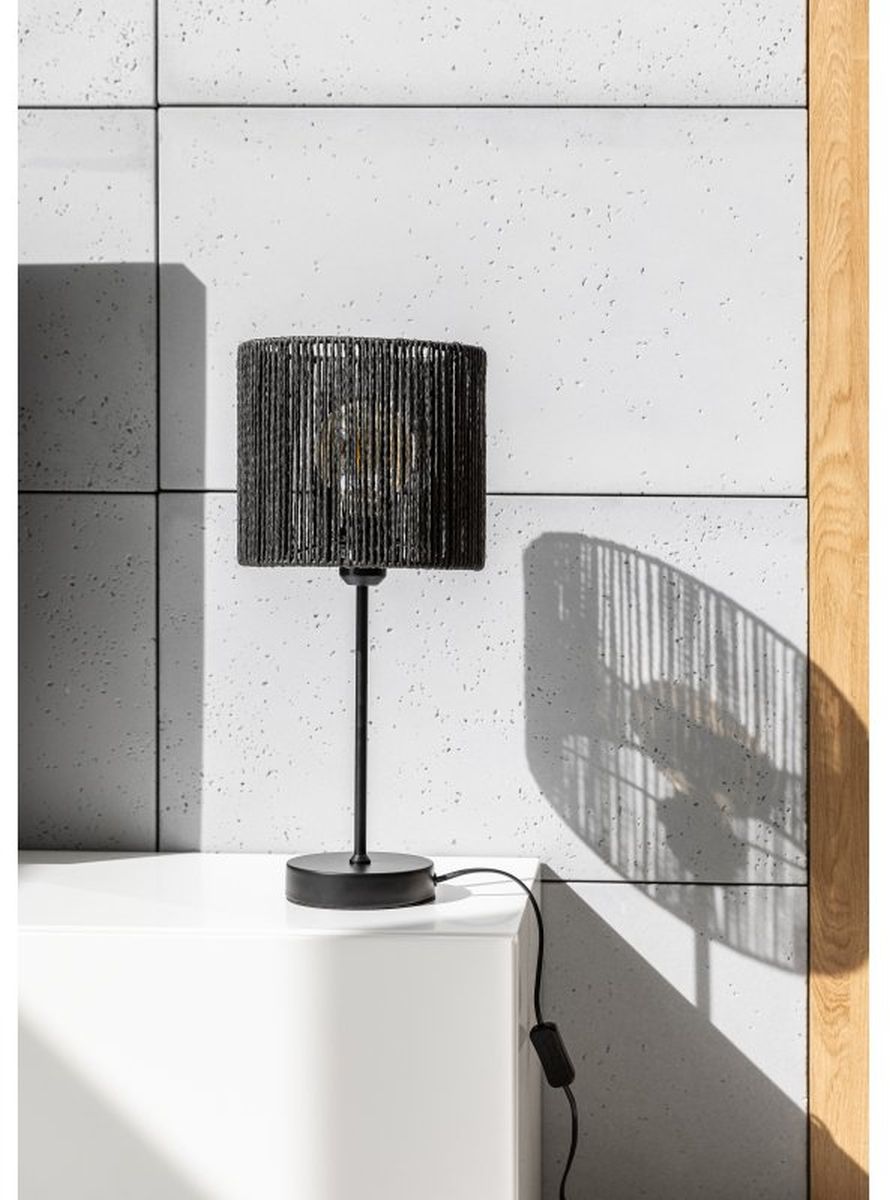 GTV Foresto lampa stołowa 1x40 W czarna OS-FORES4-10-DEC