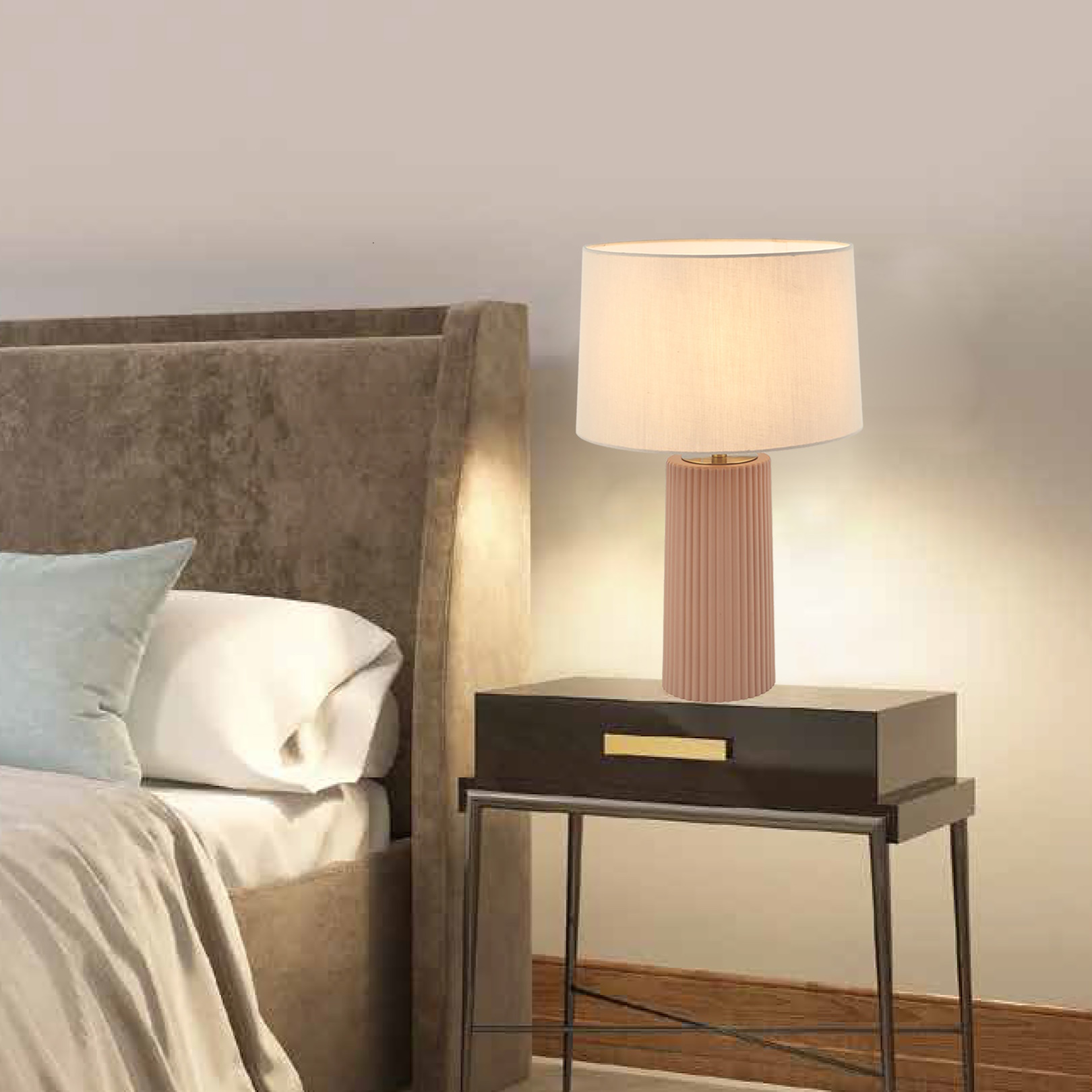Light Prestige Tokio lampa stołowa 1x40W beżowa LP-787/1TBEŻOWA