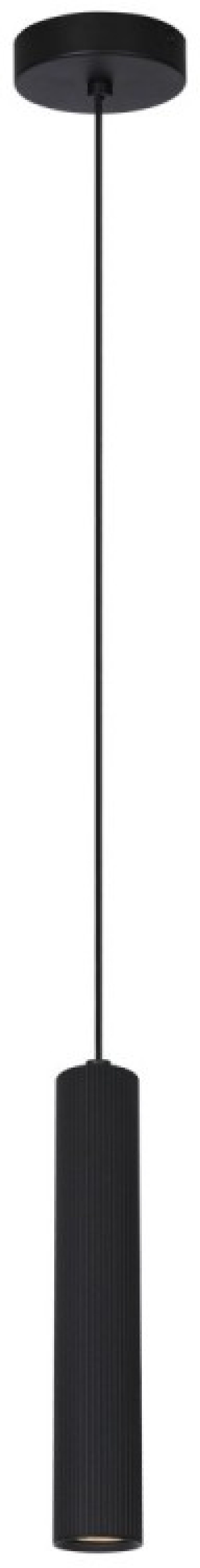 Italux Rilok lampa wisząca 1x10 W czarna PND-83920-1-BK